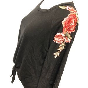 Embroidered Shoulder Blouse